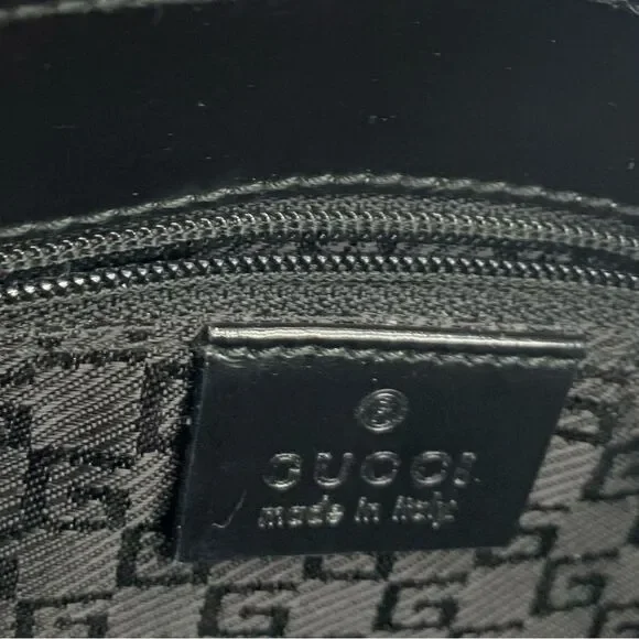 Auth Vtg GUCCI Black Patent Leather Jackie Bag - Picture 15 of 16